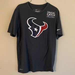 Houston Texans Crucial Catch Intercept Cancer tee